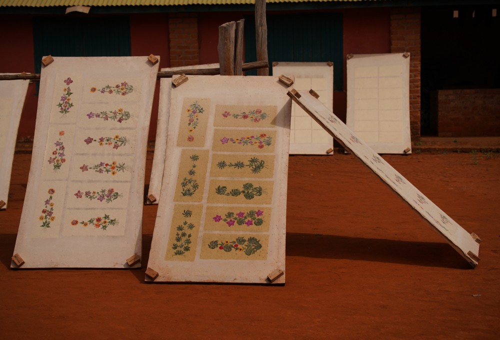 Papyrus und Anja-Park in Ranohira im Isola-Gebirge